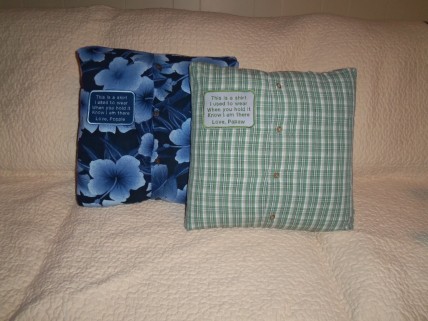 16" Keepsake Memory Pillow 16" Keepsake Memory Pillow